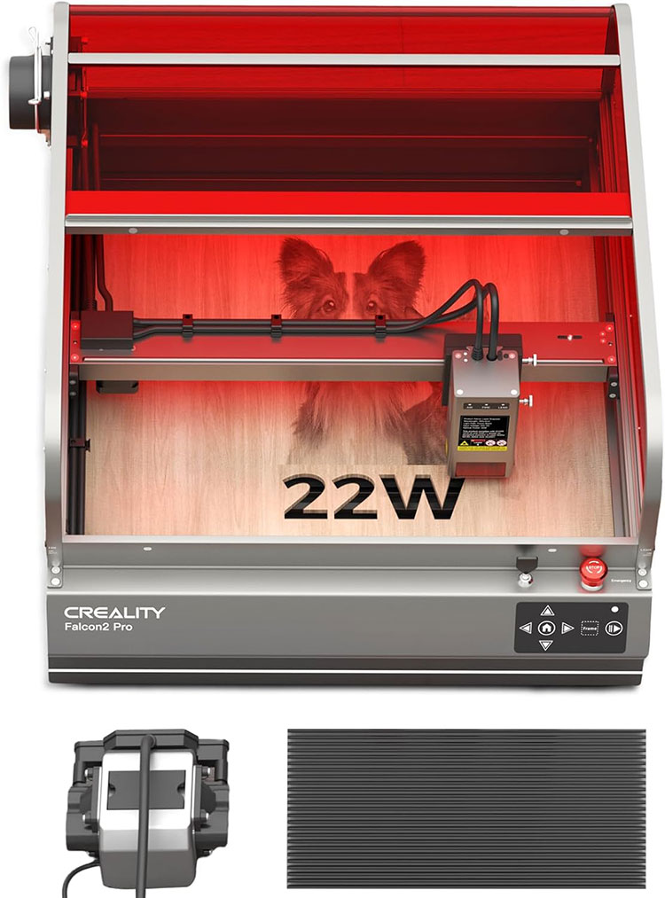 Falcon 2 pro 22W lasergestuurde graveur