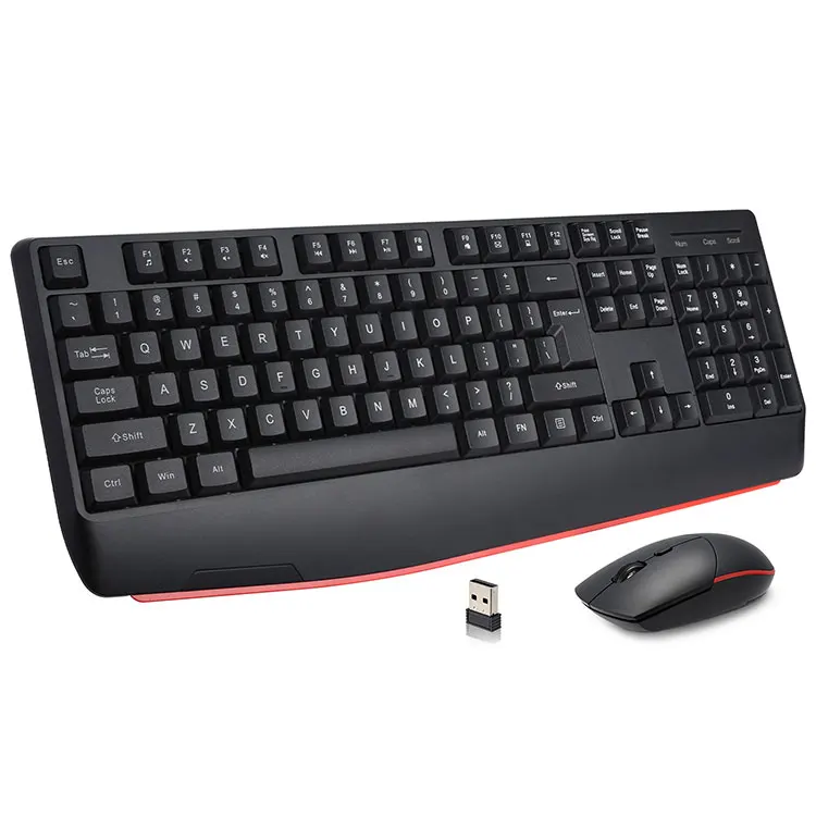 Fullsize 2,4G draadloze toetsenbord- en muiscombinatie