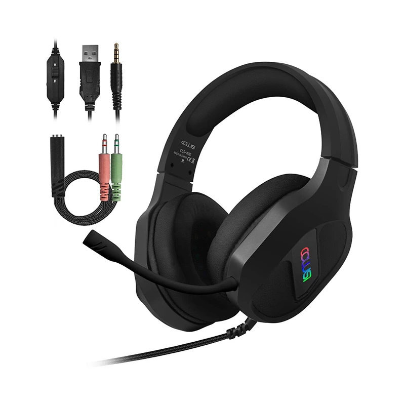 Gamingheadset 3,5 mm bedraad RGB verstelbaar