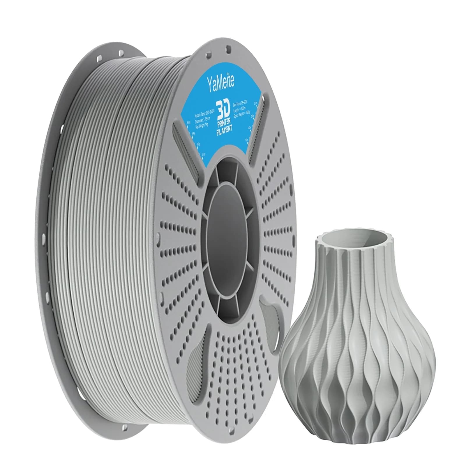 Wit PLA 3D-printerfilament PLA-filament 1,75 mm