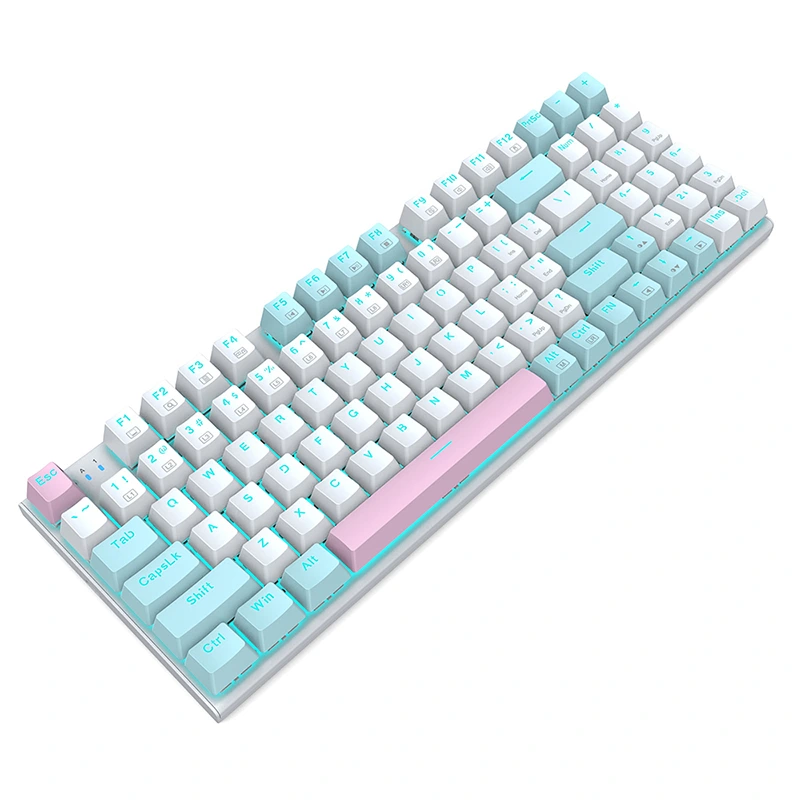 Bedraad mechanisch RGB-gamingtoetsenbord met 94 toetsen